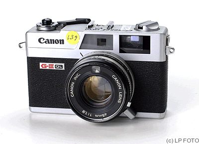 Canon: Canonet G III QL19 camera