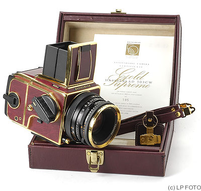 Hasselblad: 503 CW ’Gold Supreme’ (50th Anniversary) camera
