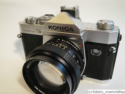 Konishiroku (Konica): Konica Autoreflex T3 ’100th Anniversary’ camera