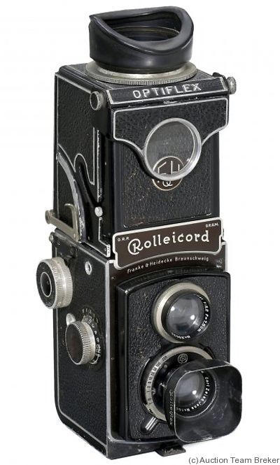 Rollei: Rolleicord II (w/Optiflex) camera