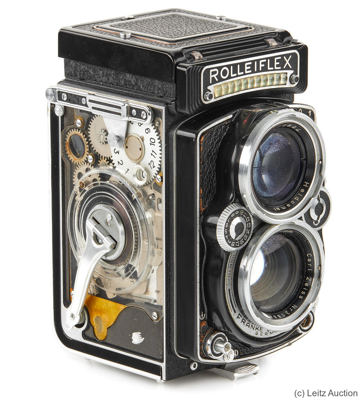 Rollei: Rolleiflex 2.8 Cut-Away camera