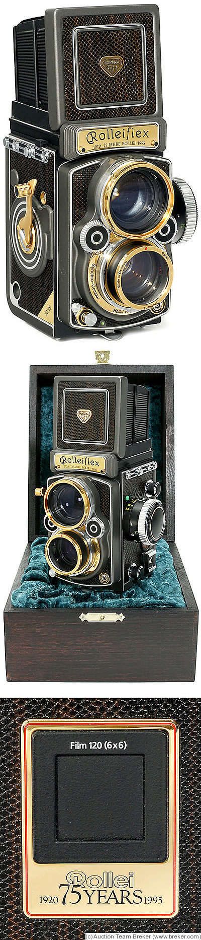 Rollei: Rolleiflex 2.8 GX ’75 Years Rollei’ camera