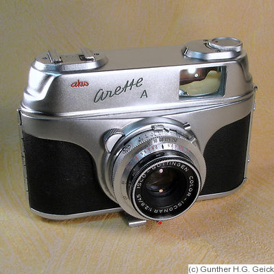 Apparat & Kamerabau: Arette A camera