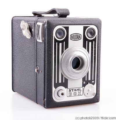 Bilora (Kürbi & Niggeloh): Stahl-Box (1952) camera