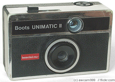 Boots: Unimatic II (Bencini) camera