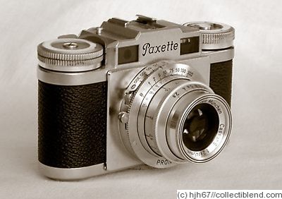 Braun Carl: Paxette I (1954) camera