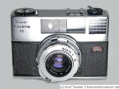 Braun Carl: Super Paxette 35 camera