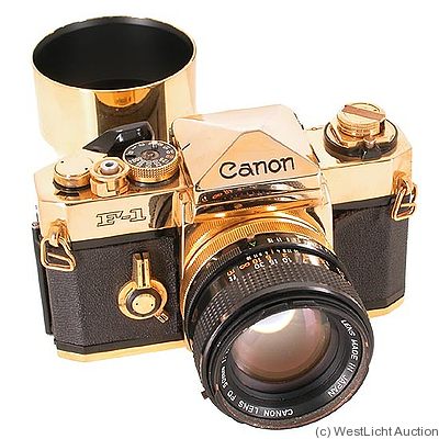 Canon: Canon F-1N Gold camera