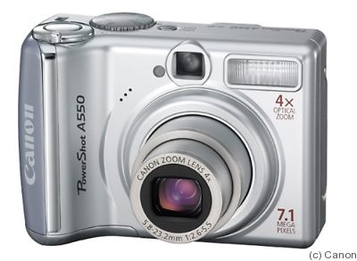 Canon: PowerShot A550 camera