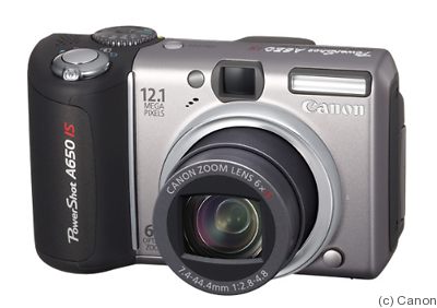 Canon: PowerShot A650 IS camera