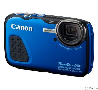 Canon: PowerShot D30 camera
