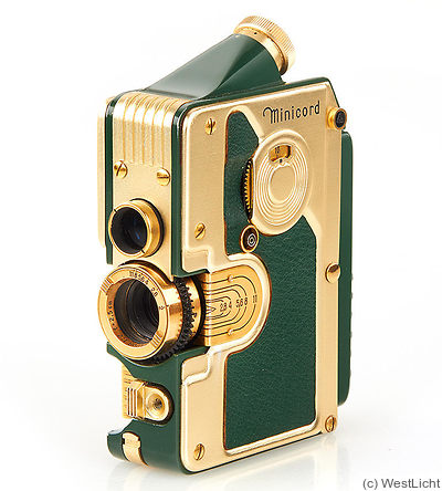 Goerz C.P. Wien: Minicord gold camera