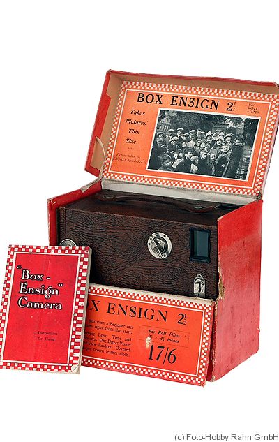 Houghton: Ensign 2 1/2 (box) camera
