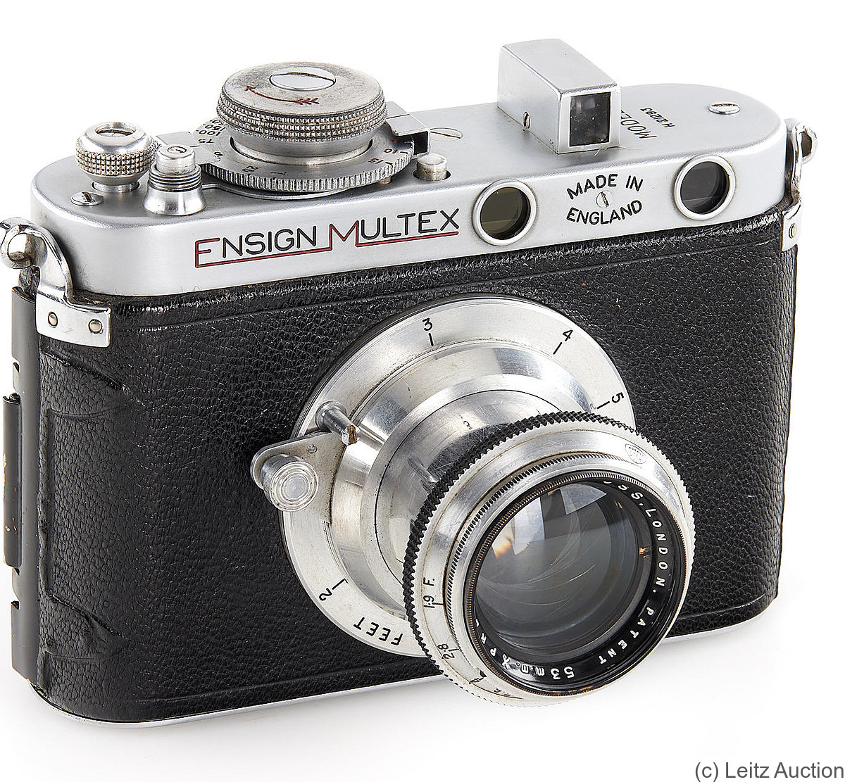 Houghton: Ensign Multex (No.0, Ross Xpres 1.9/53mm) camera