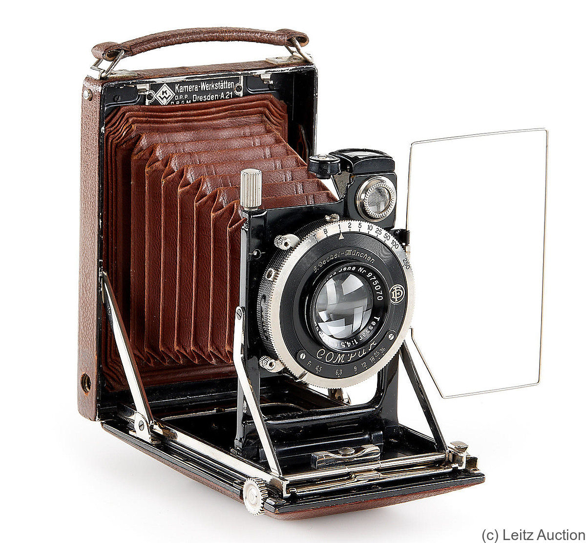 KW (KameraWerkstatten): Patent Etui Luxus (6.5x9) camera