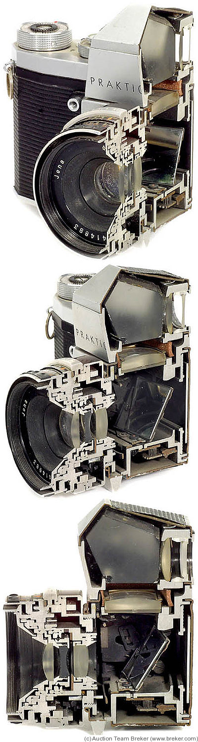 KW (KameraWerkstatten): Praktica IV Cutaway camera