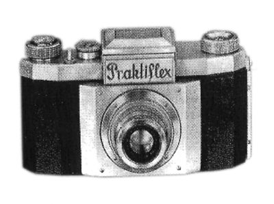 KW (KameraWerkstatten): Praktiflex (1939, v1) camera