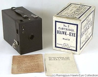 Kodak Eastman: Cartridge Hawk-Eye No.2 Model B camera