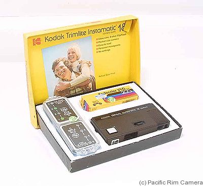 Kodak Eastman: Trimlite Instamatic 18 camera