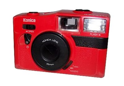 Konishiroku (Konica): Dr.Finder EFP-30 (red) camera