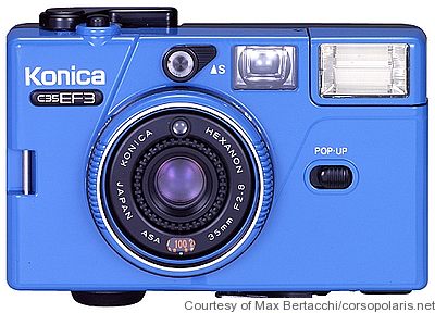 Konishiroku (Konica): Konica C35 EF3 D camera