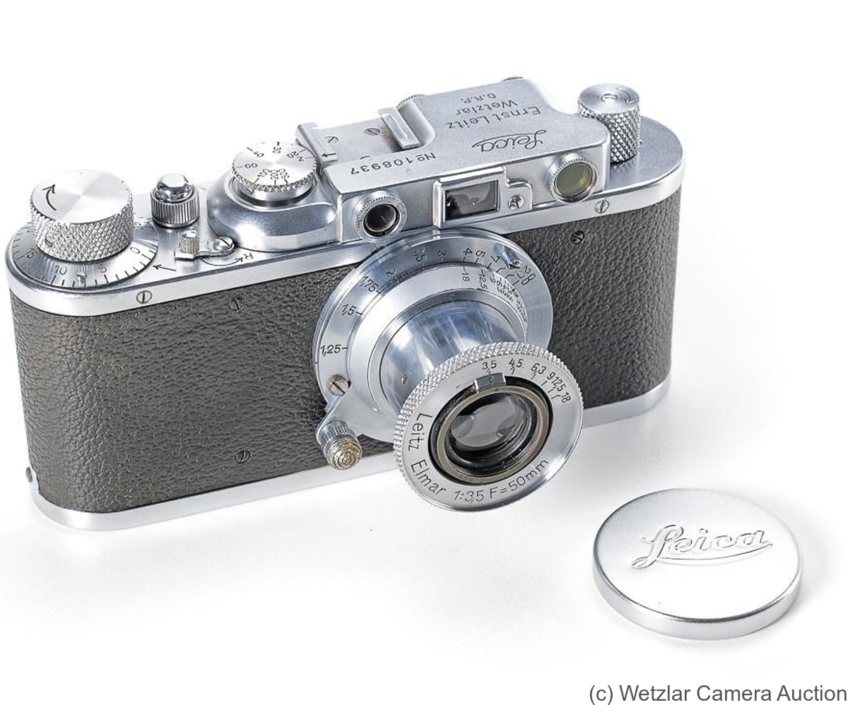 Leitz: Leica II (Mod D) (chrome) camera