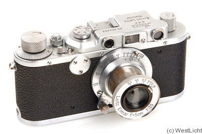 Leitz: Leica II (Mod D) (chrome, wartime) camera