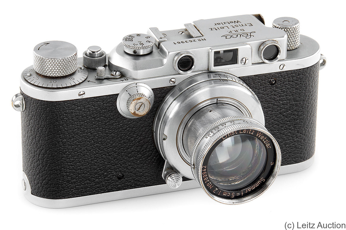 Leitz: Leica III (Mod.F) chrome 'Stapo Düsseldorf' camera