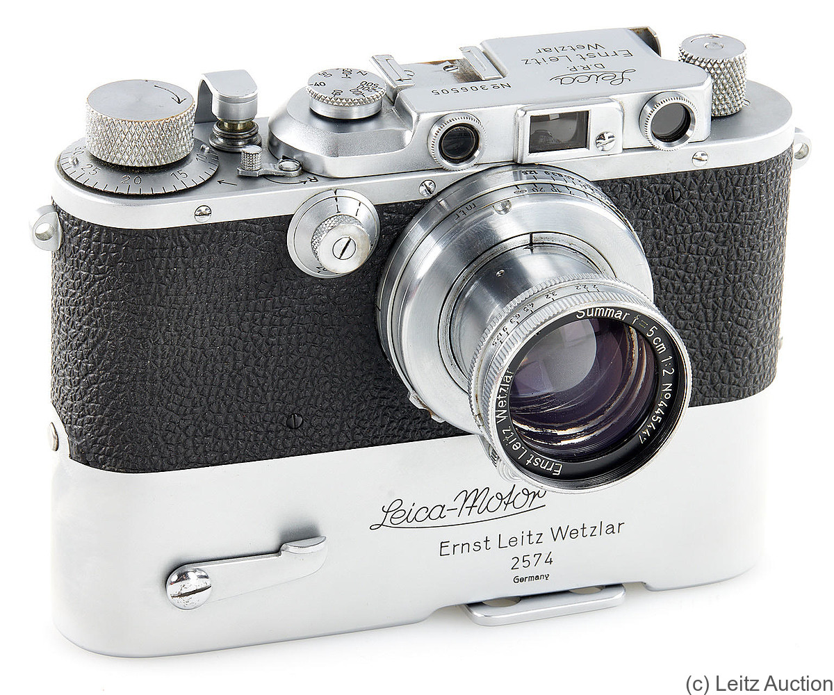 Leitz: Leica III (Mod.F) with motor camera