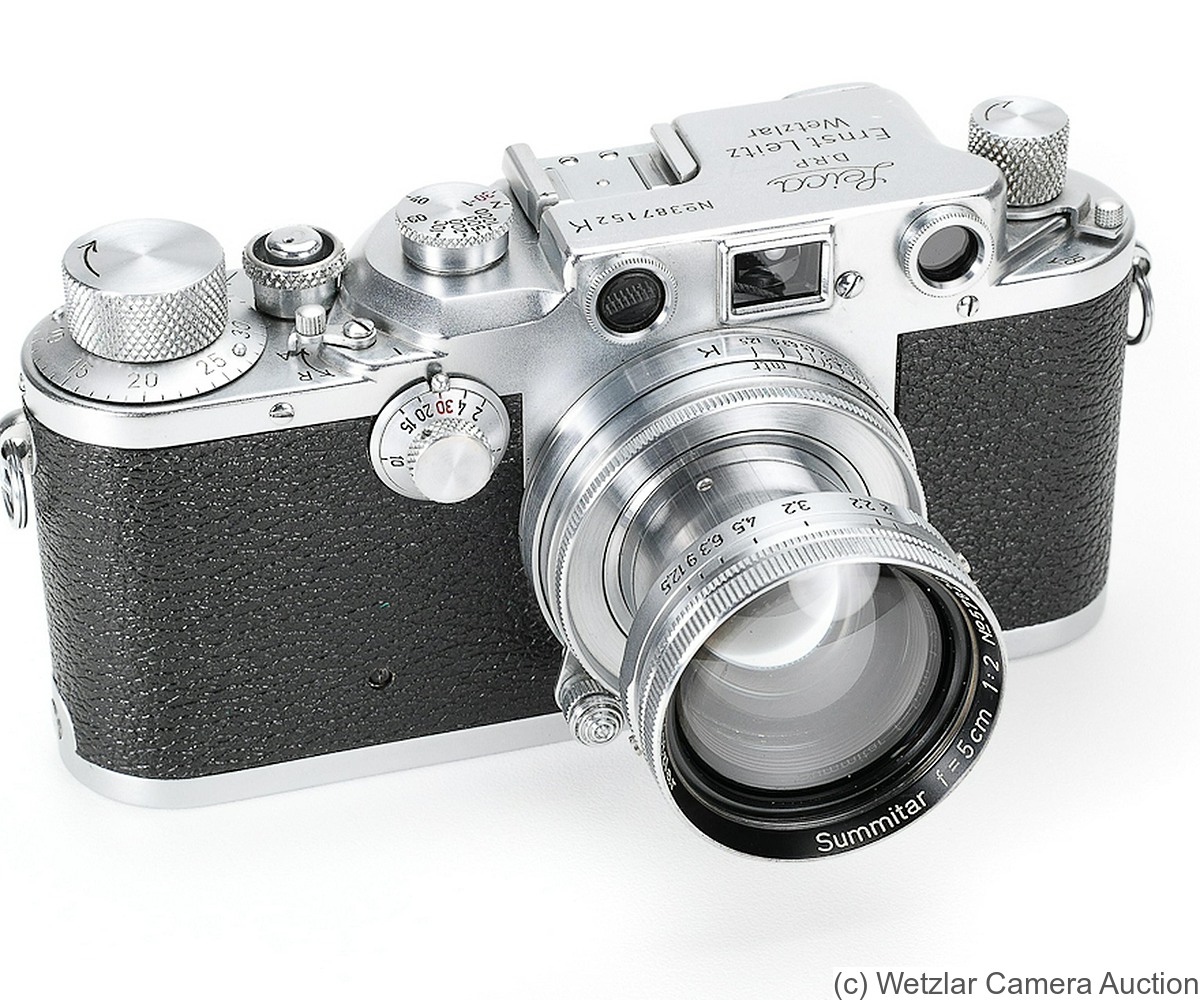 Leitz: Leica IIIc K (chrome) camera