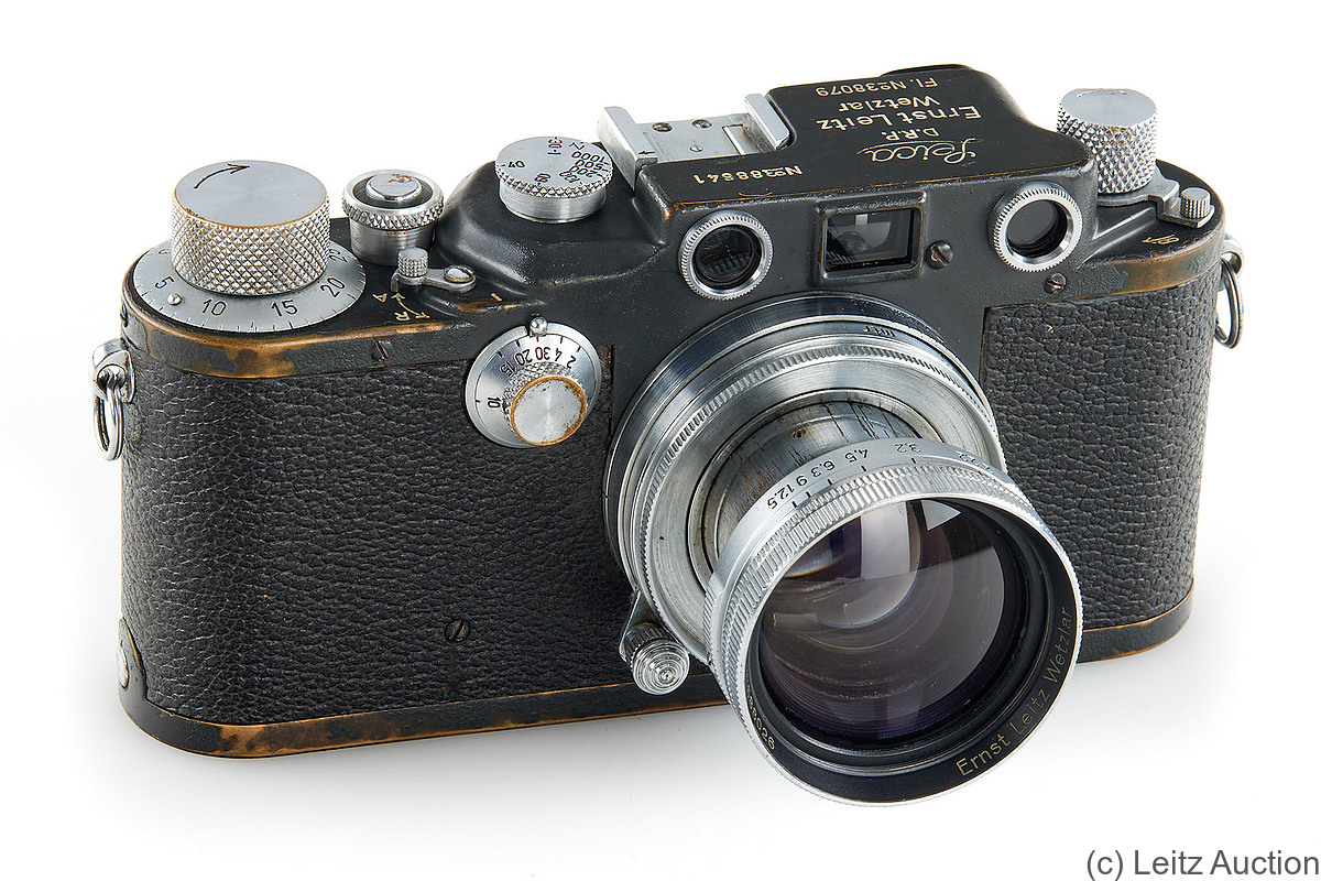 Leitz: Leica IIIc Luftwaffen-Eigentum grey camera