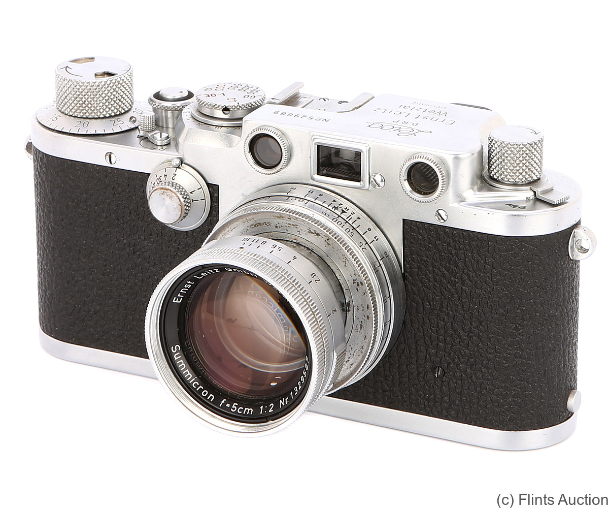 Leitz: Leica IIIf (black dial) camera