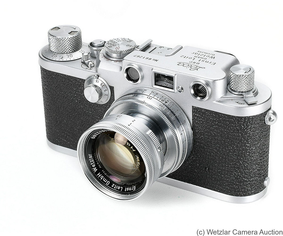 Leitz: Leica IIIf (red dial) camera