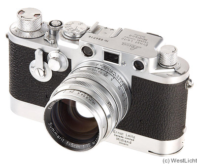 Leitz: Leica IIIf (self-timer, Midland, Leicavit) camera