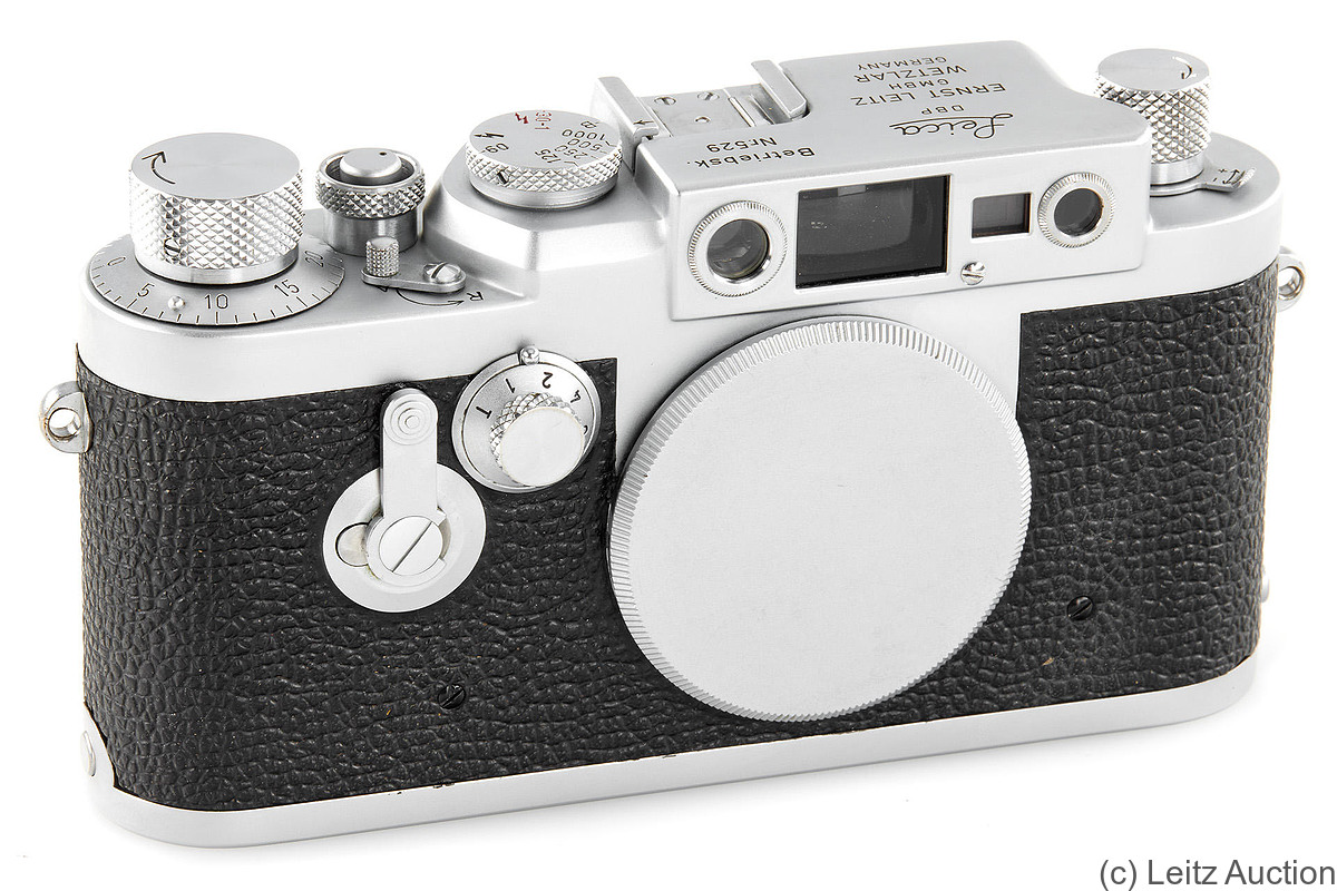 Leitz: Leica IIIg Betriebskamera camera