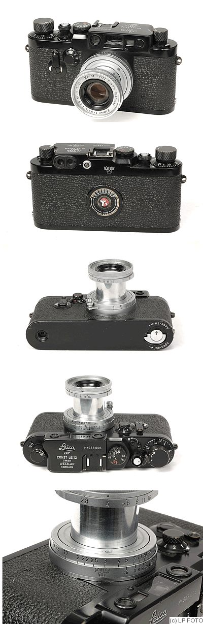Leitz: Leica IIIg black (3 Crowns) camera
