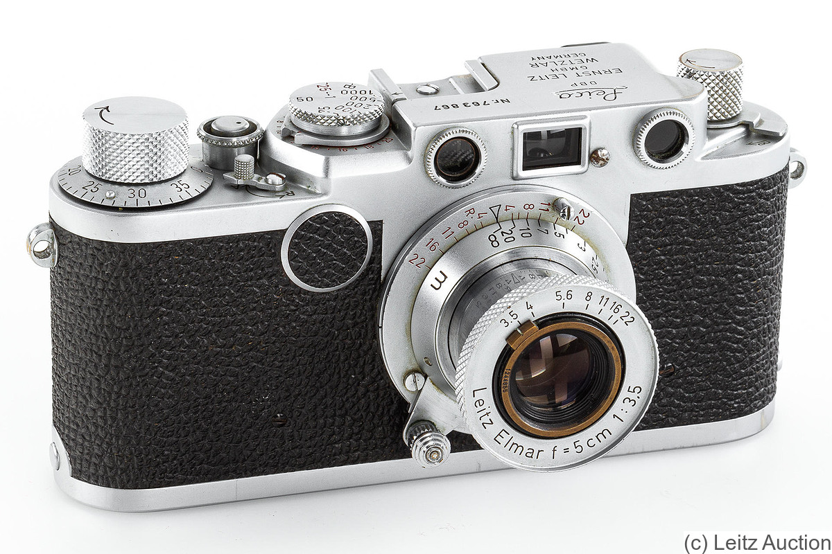 Leitz: Leica IIf (red dial) camera
