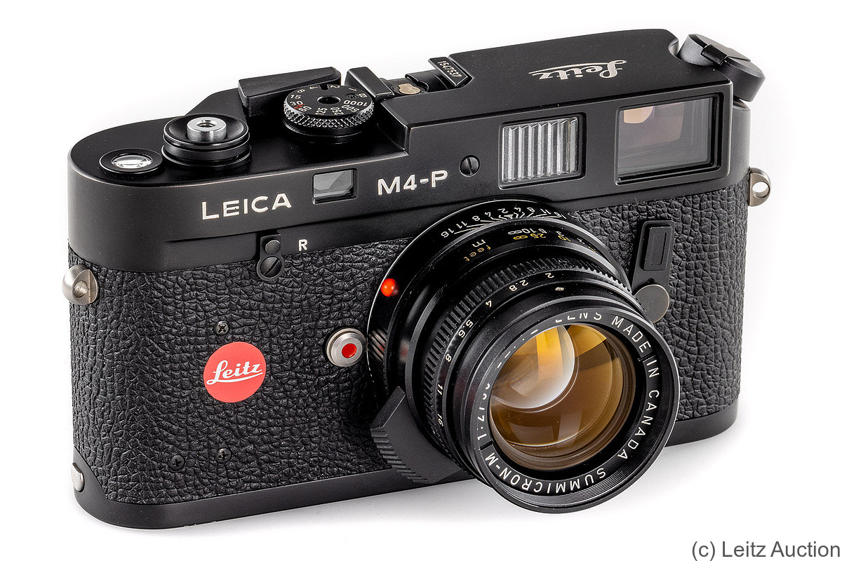 Leitz: Leica M4-P black camera