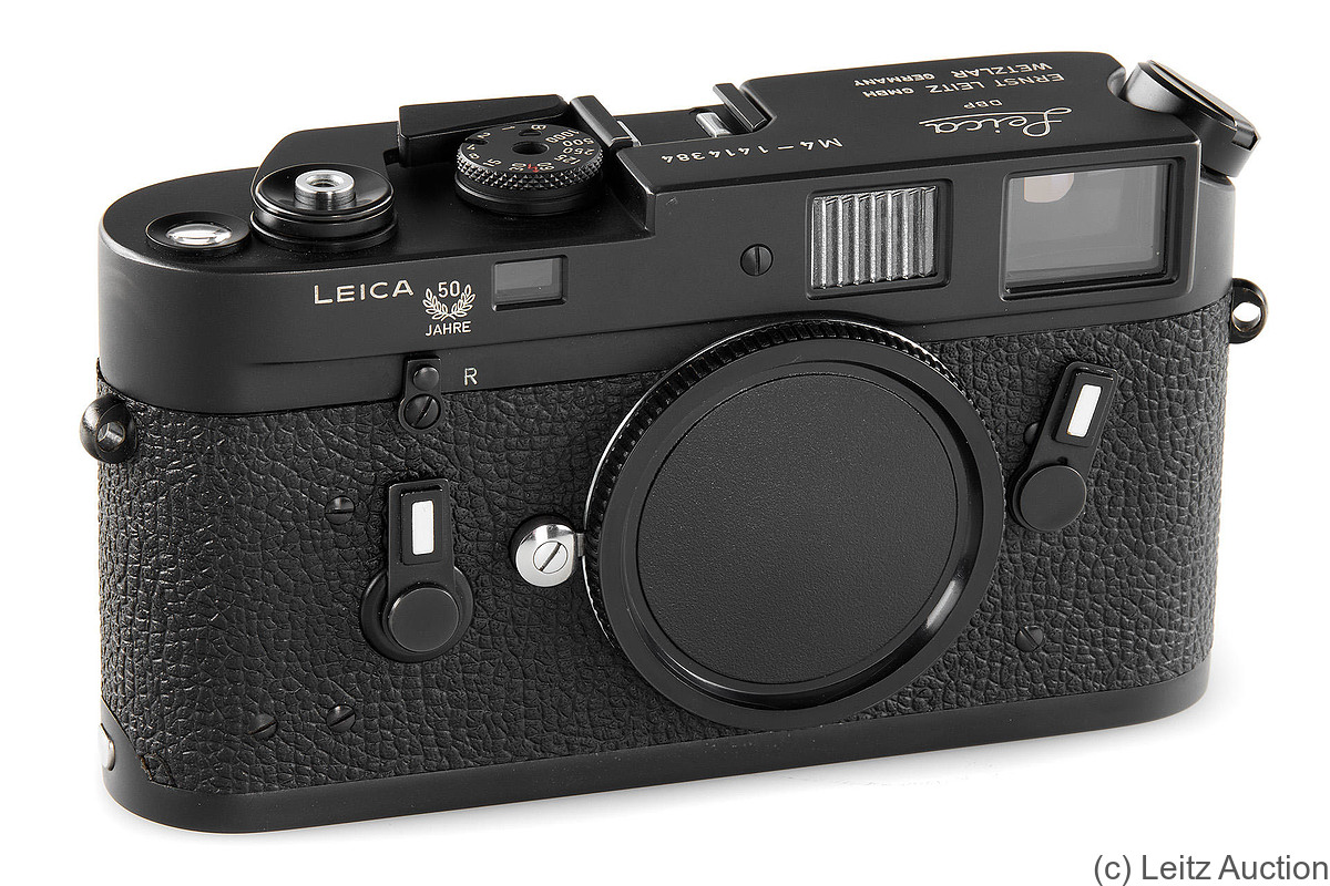 Leitz: Leica M4 black 50 Jahre (50th Anniversary) camera