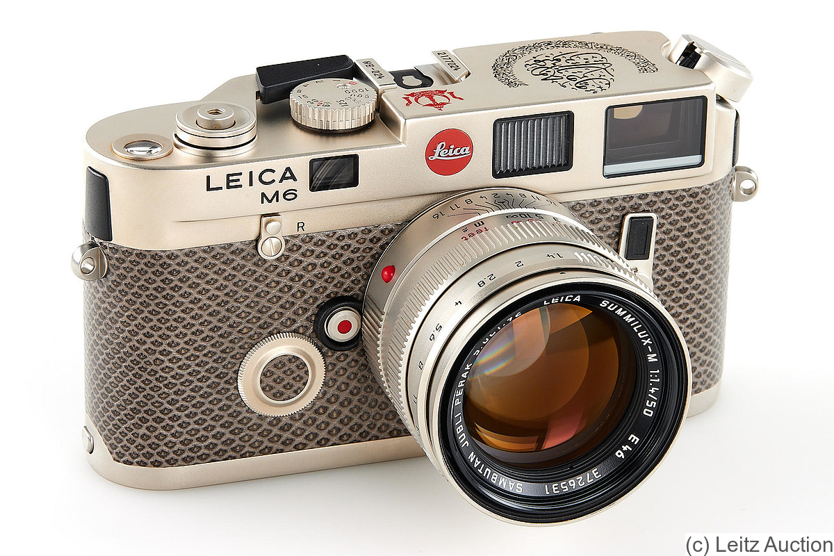Leitz: Leica M6 'Sultan of Brunei' Platinum camera