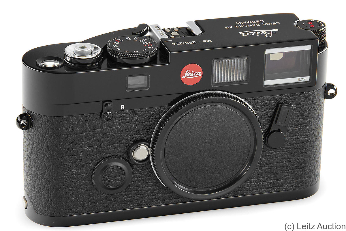 Leitz: Leica M6 TTL .72 black paint ’Millenium’ camera