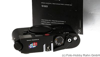 Leitz: Leica M7 0.72 black 'Camera Scandinavia' camera