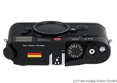 Leitz: Leica M7 0.72 black 'Test Camera Germany' camera