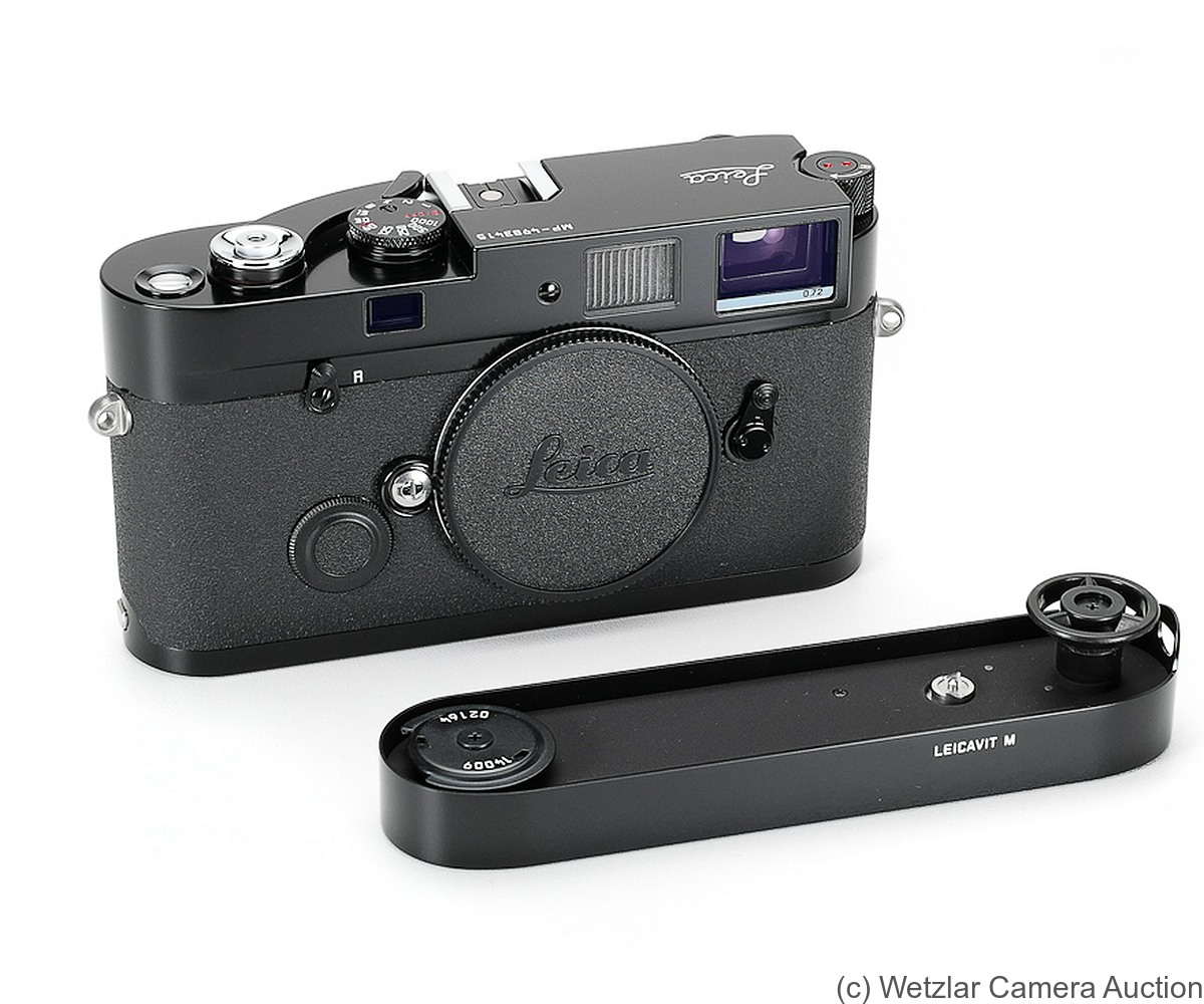 Leitz: Leica MP black (2003, w/Leicavit) camera