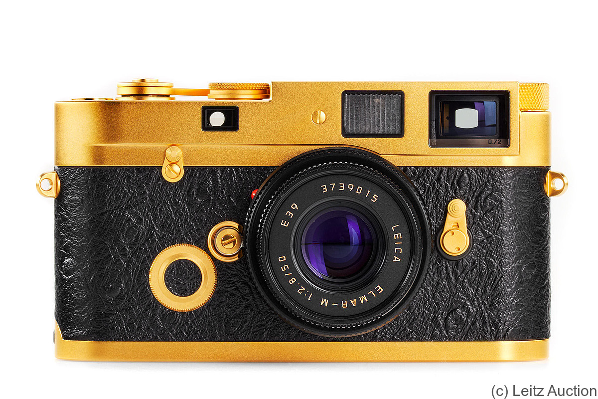 Leitz: Leica MP gold camera