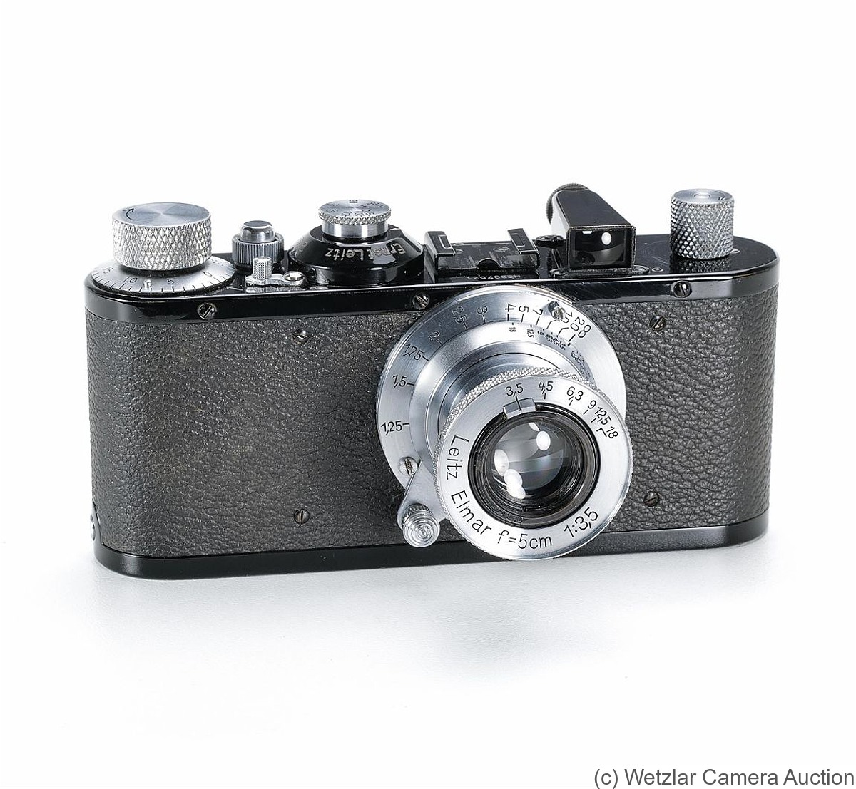 Leitz: Standard (Mod E) black (chrome fittings) camera