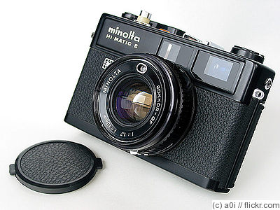 Minolta: Hi-matic E (black) camera