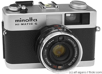 Minolta: Hi-matic G camera