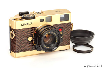 Minolta: Minolta CLE (gold) camera