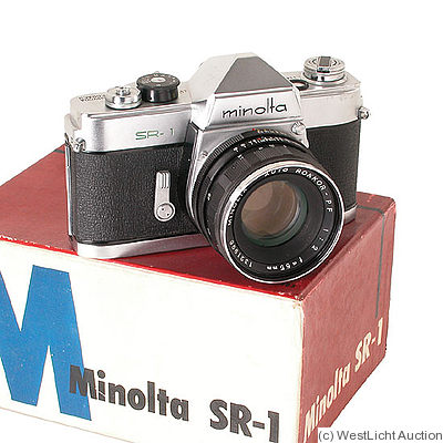 Minolta: Minolta SR-1 chrome camera